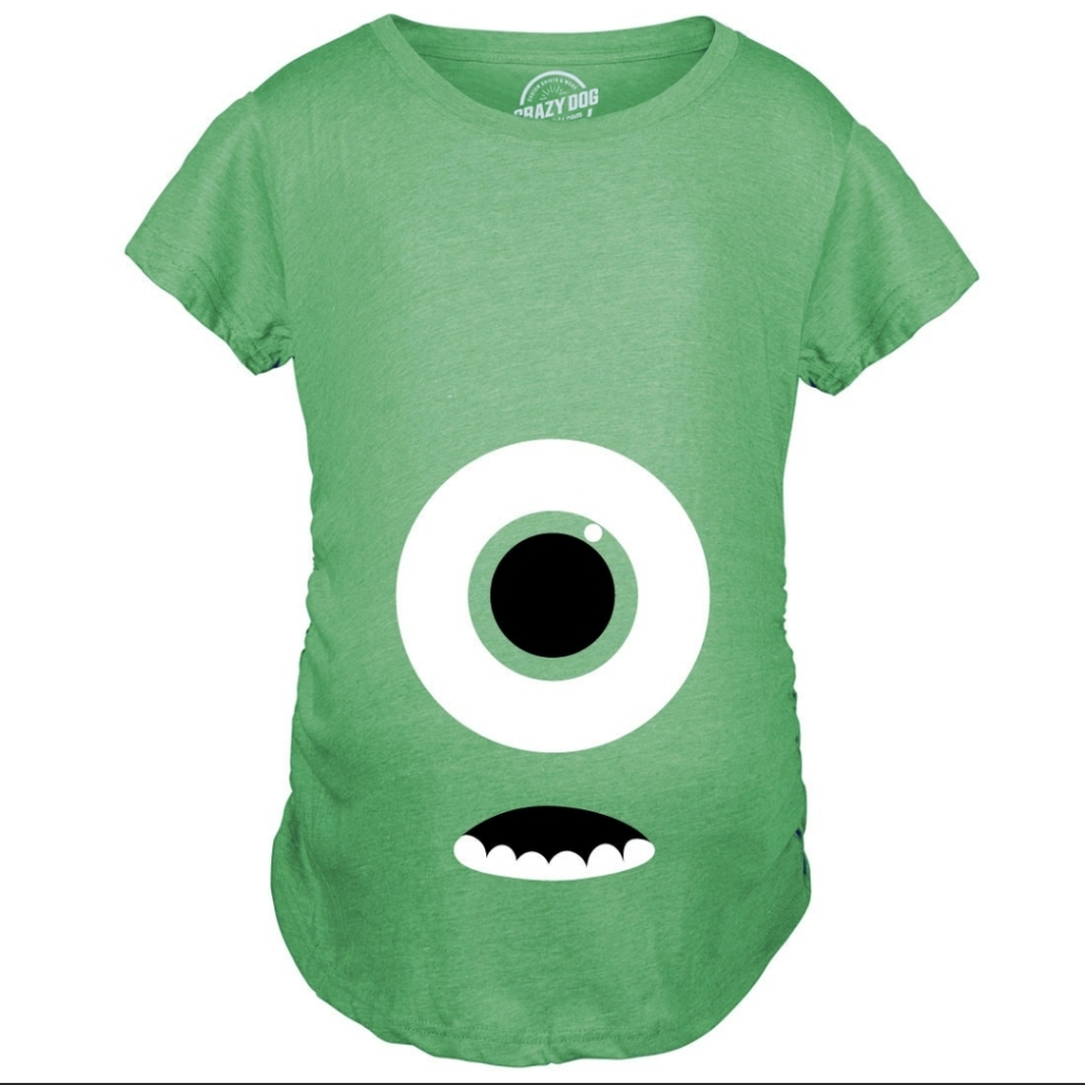 Monster's Inc. Maternity Shirt Costume Mike Wazowski